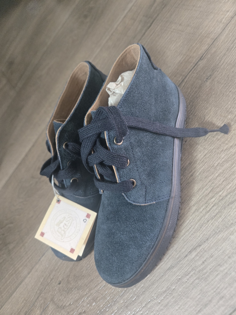 G.H.Bass & Co Lace-Up Chukka Boots in Dark Blue